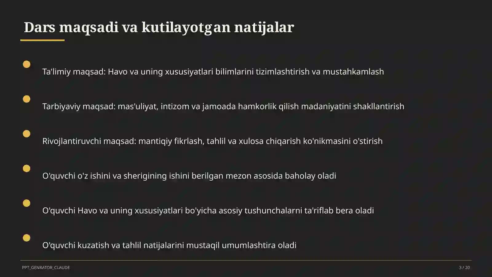 Havo va uning xususiyatlari (2-sinf) 3