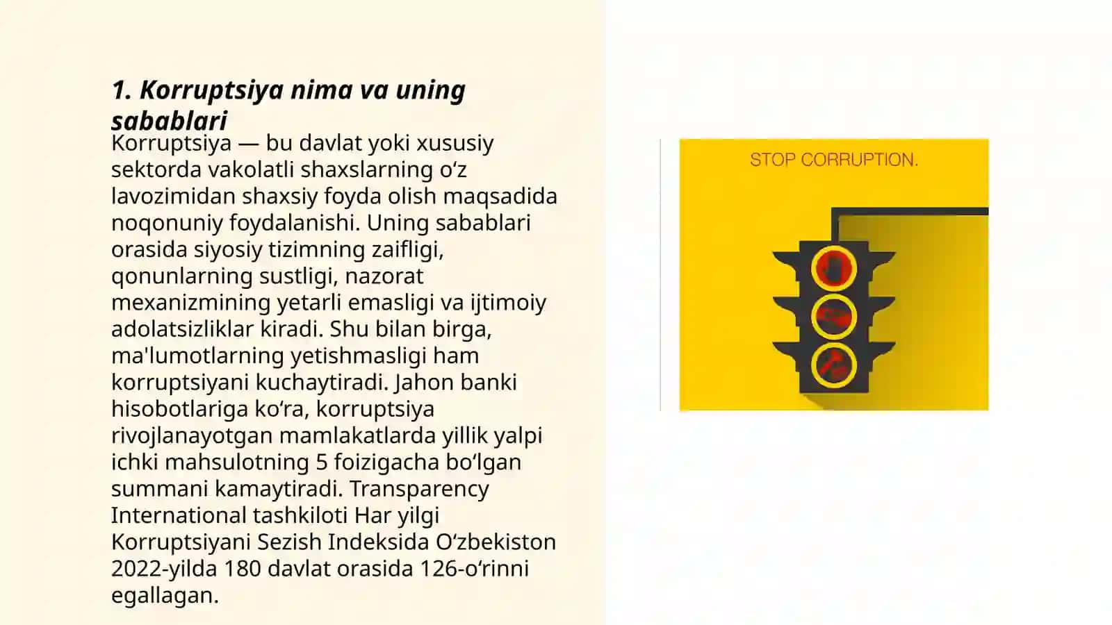 Biz korrupsiyaga qarshimiz 3