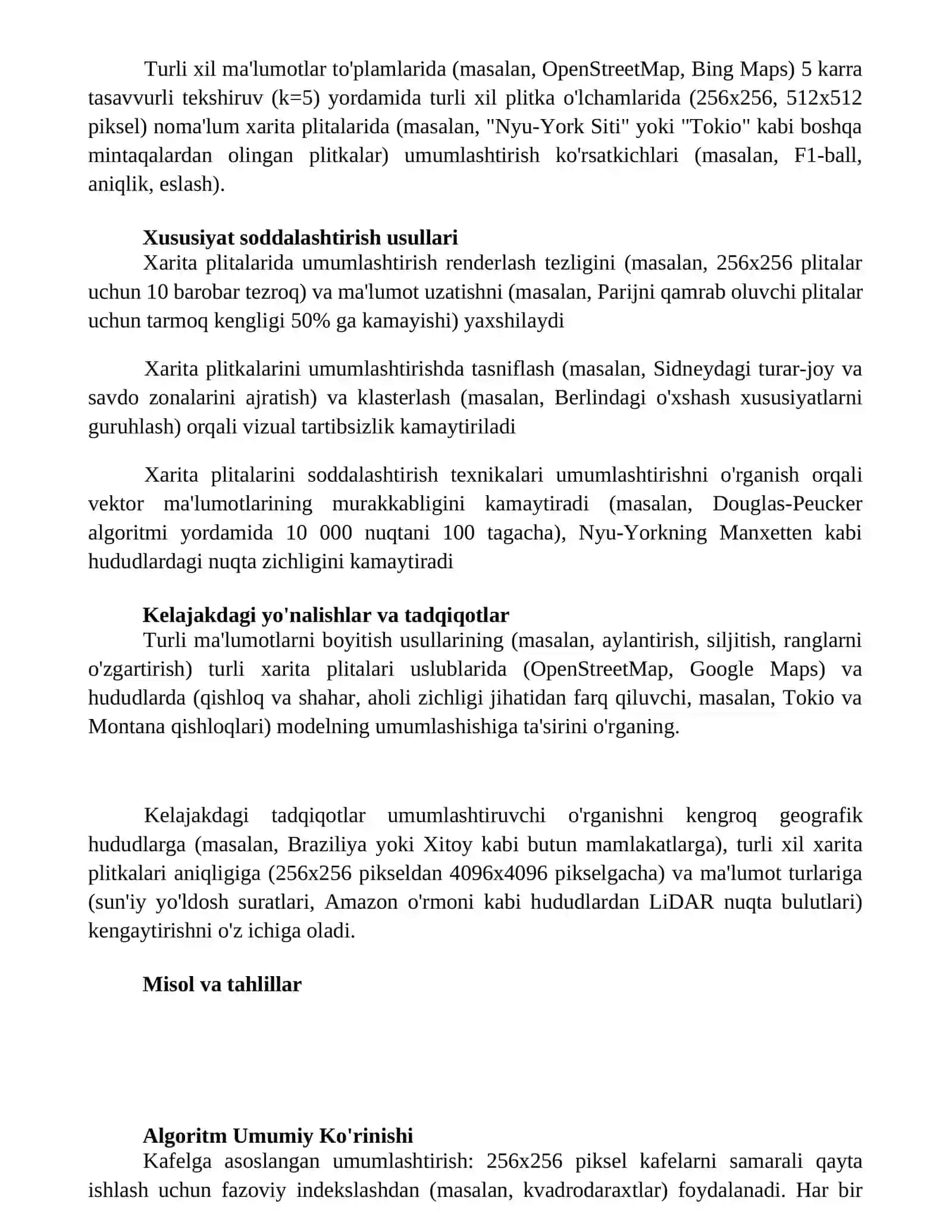 Mavzuli kartalarda generalizatsiya o’rganish 3