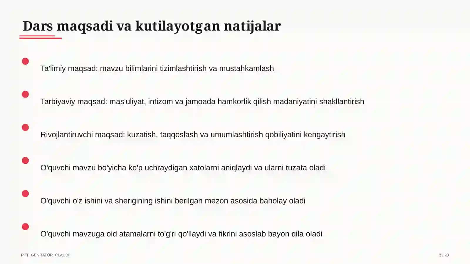 O'qituvchilarning Milliy sertifikatiga tayyorgarlik 3
