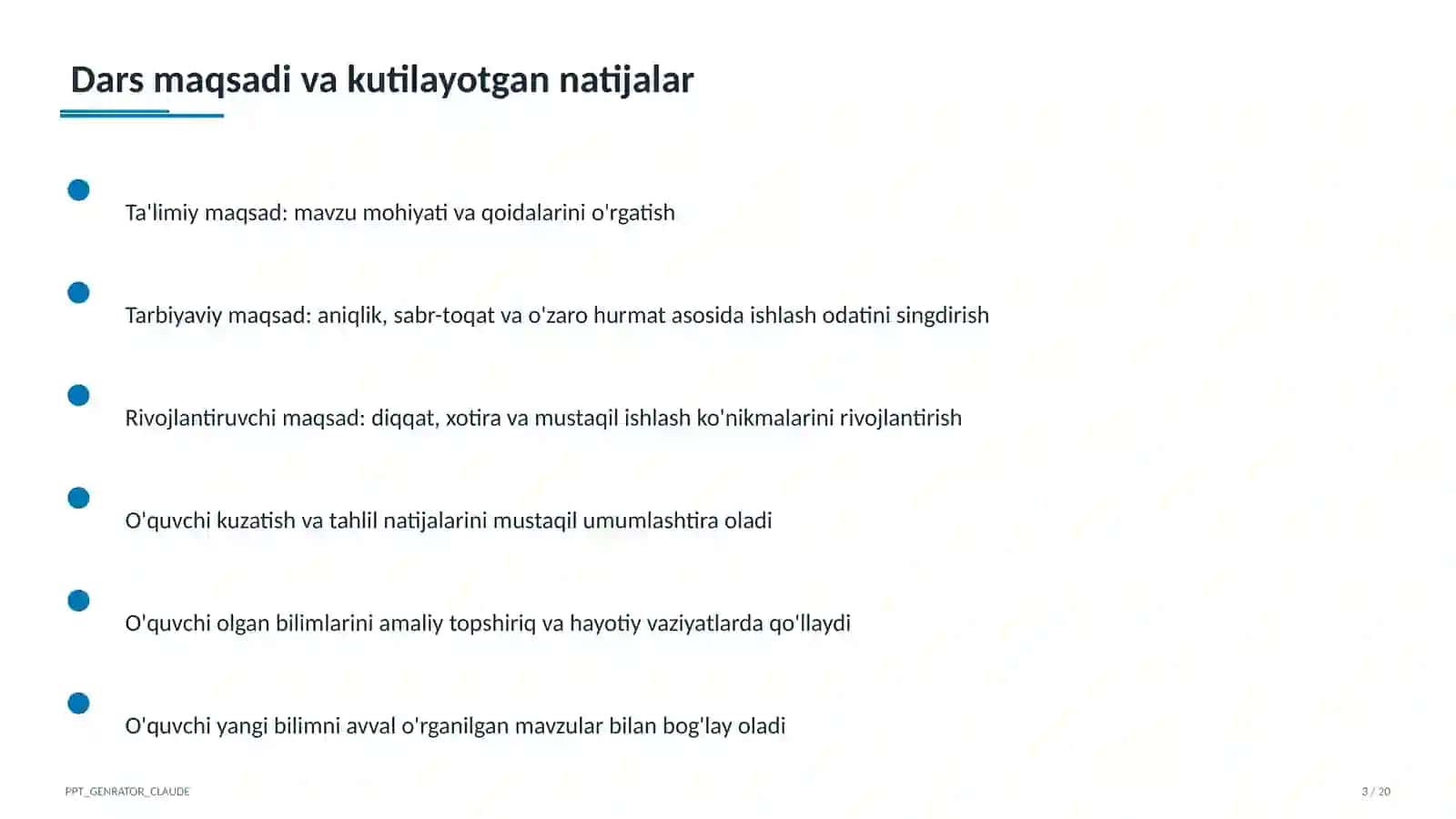 Ekologik tarbiya: tabiatni asraylik 3