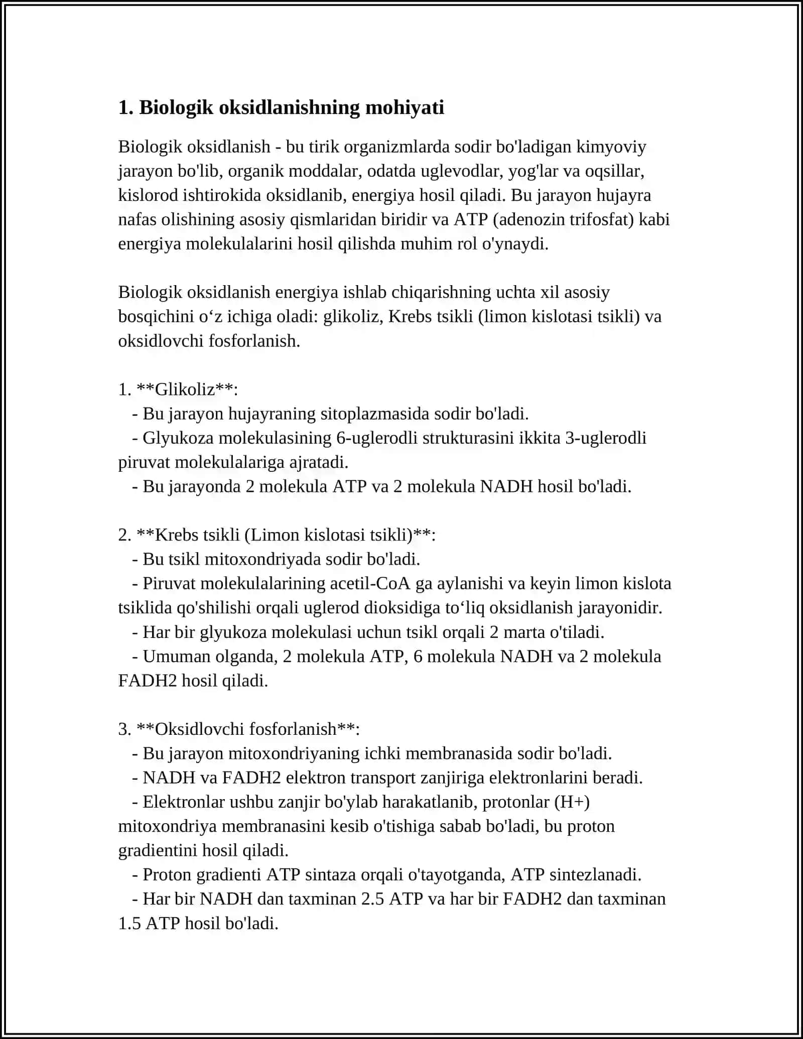 BIOLOGIK OKSIDLANISH 3