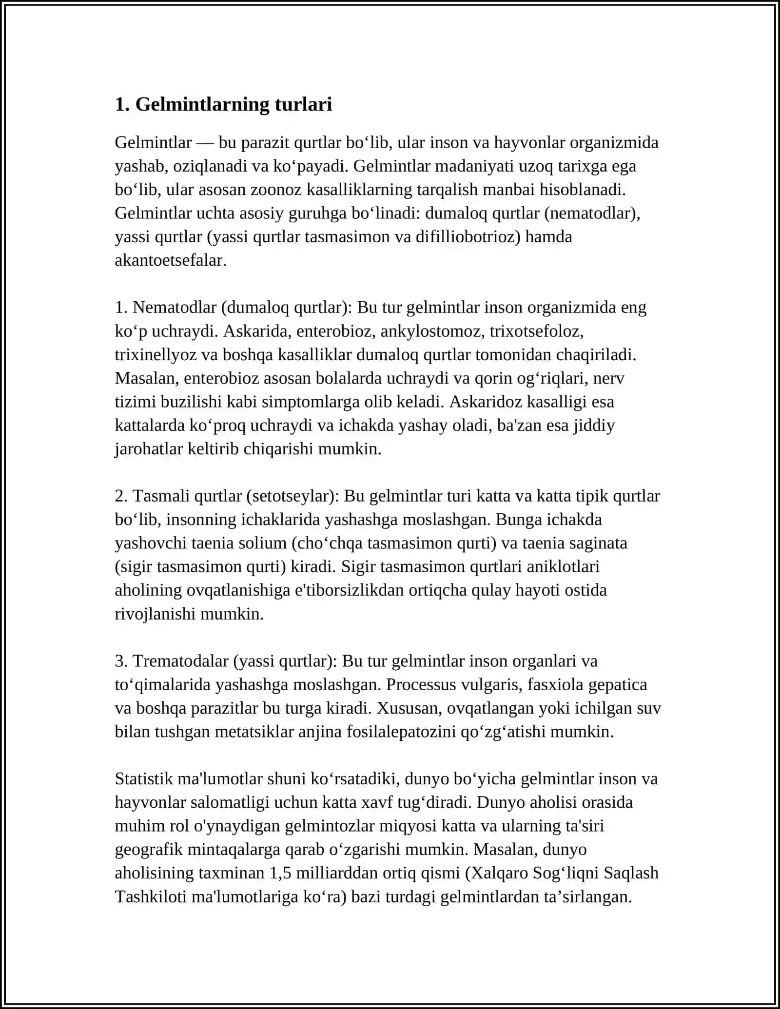 TIBBIY GELMINTOLOGIYA VA ARAXNOENTOMOLOGIYQ 3