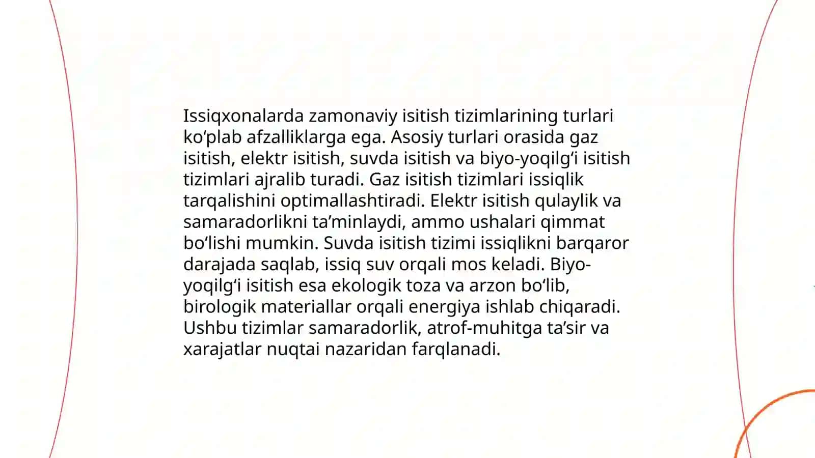 Issiqxonalarda zamonaviy isitish tizimlari va ishlash rejimi 3