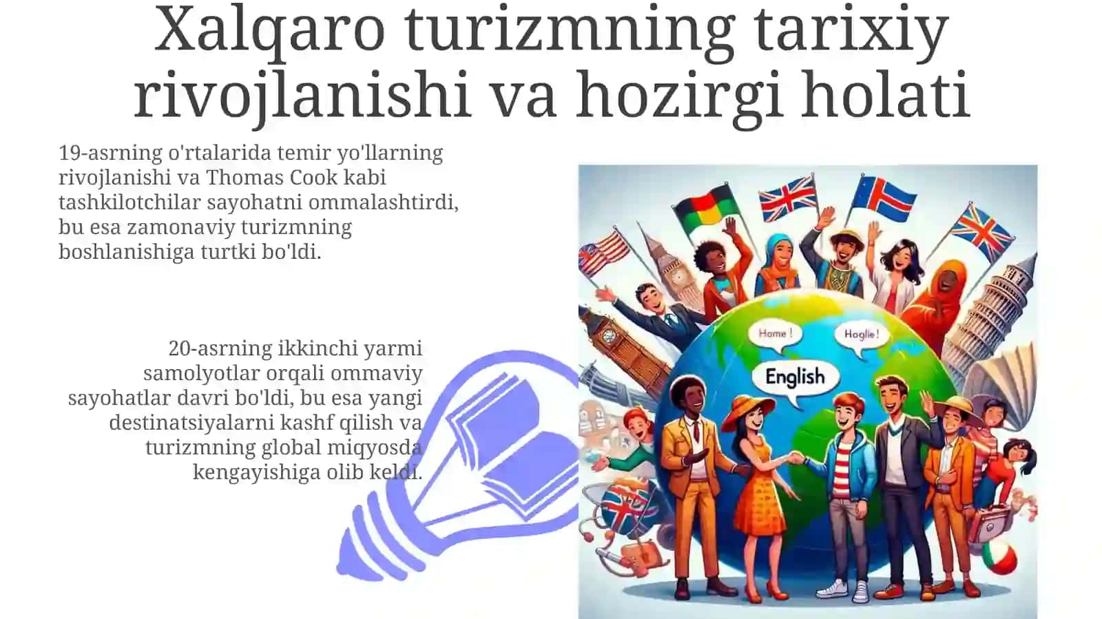 Xalqaro turizmning rivojlanish tendensiyalari: Asosiy omillar va ta'sirlar 3