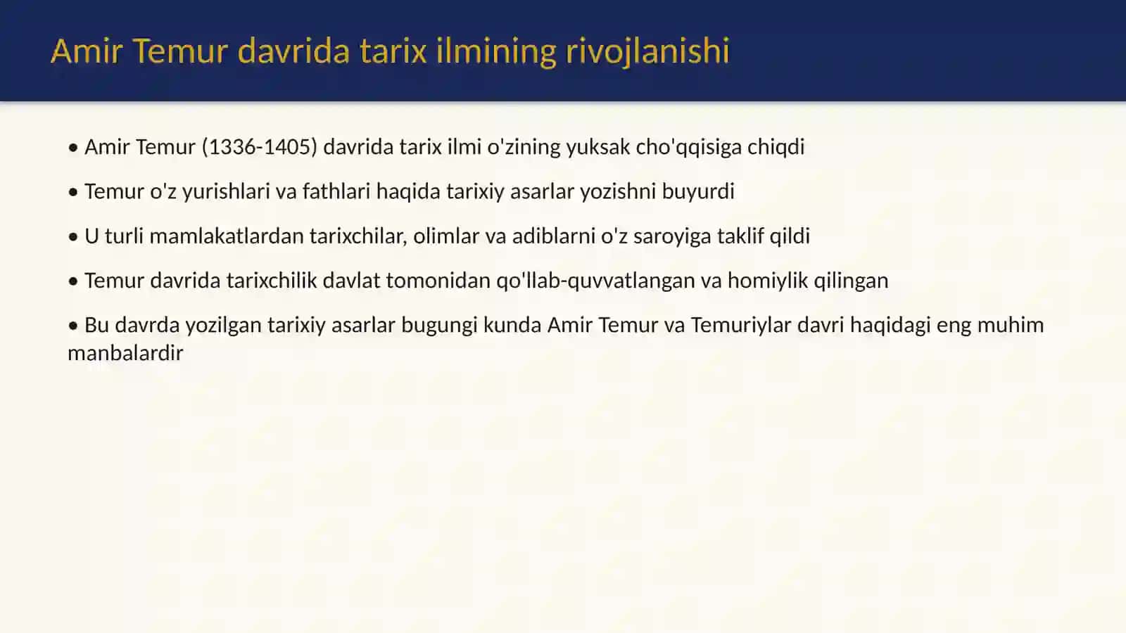 Amir Temur davrida yashagan tarixchi olimlar 3