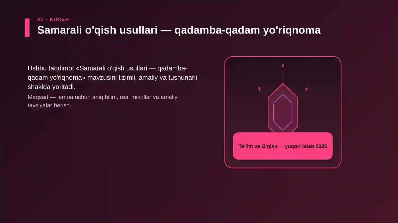 Samarali o'qish usullari — qadamba-qadam yo'riqnoma 3