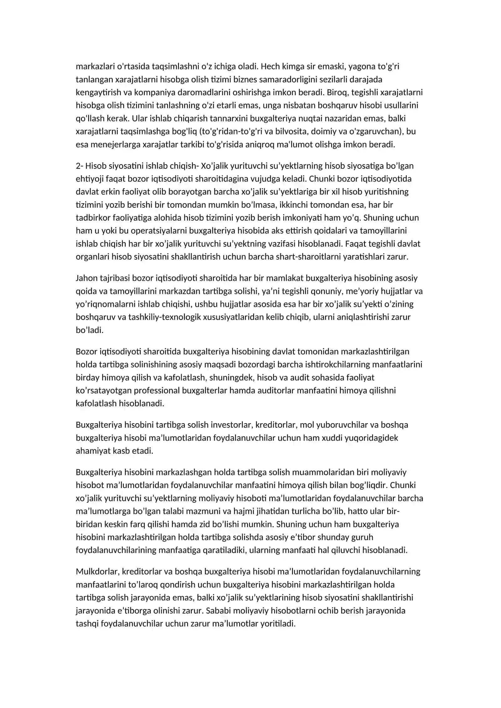 Moliyaviy va boshqaruv hisobi 3