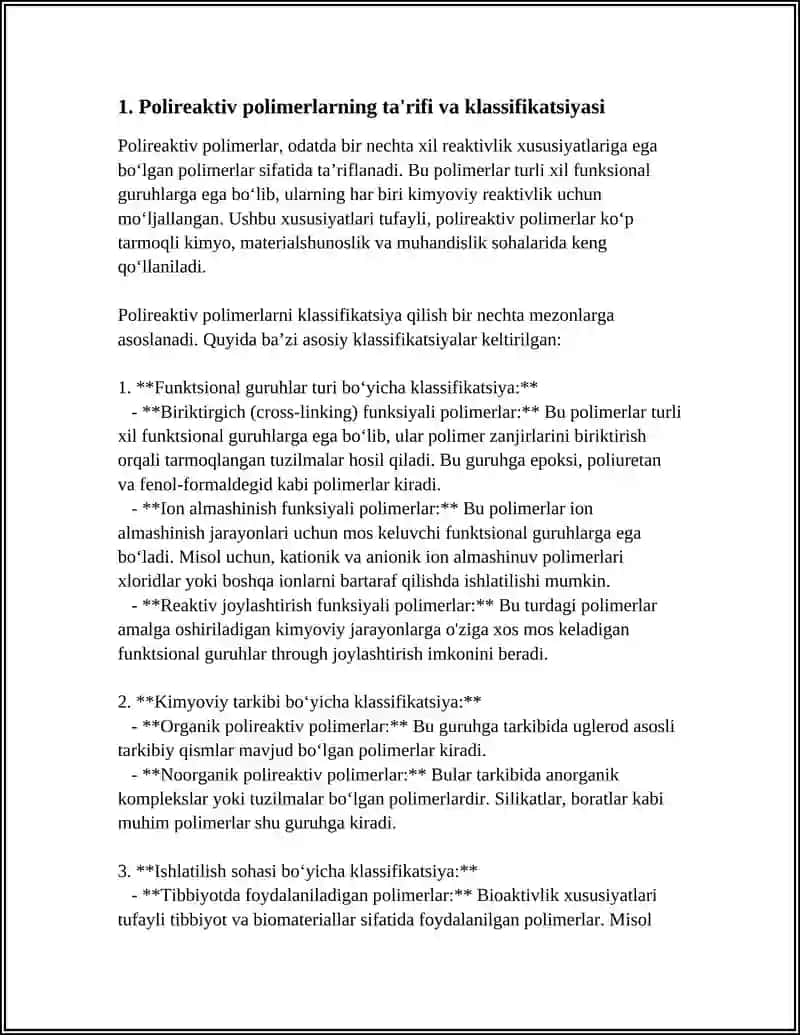POLIREAKTIV POLIMERLAR 3