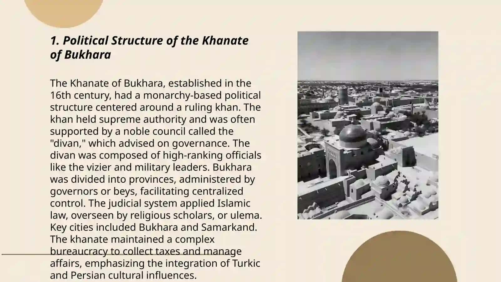 Kuchli Khanatlar - Buxoro, Xiva, va Qoqon – Hukumat, diplomatika, va voqealar 3