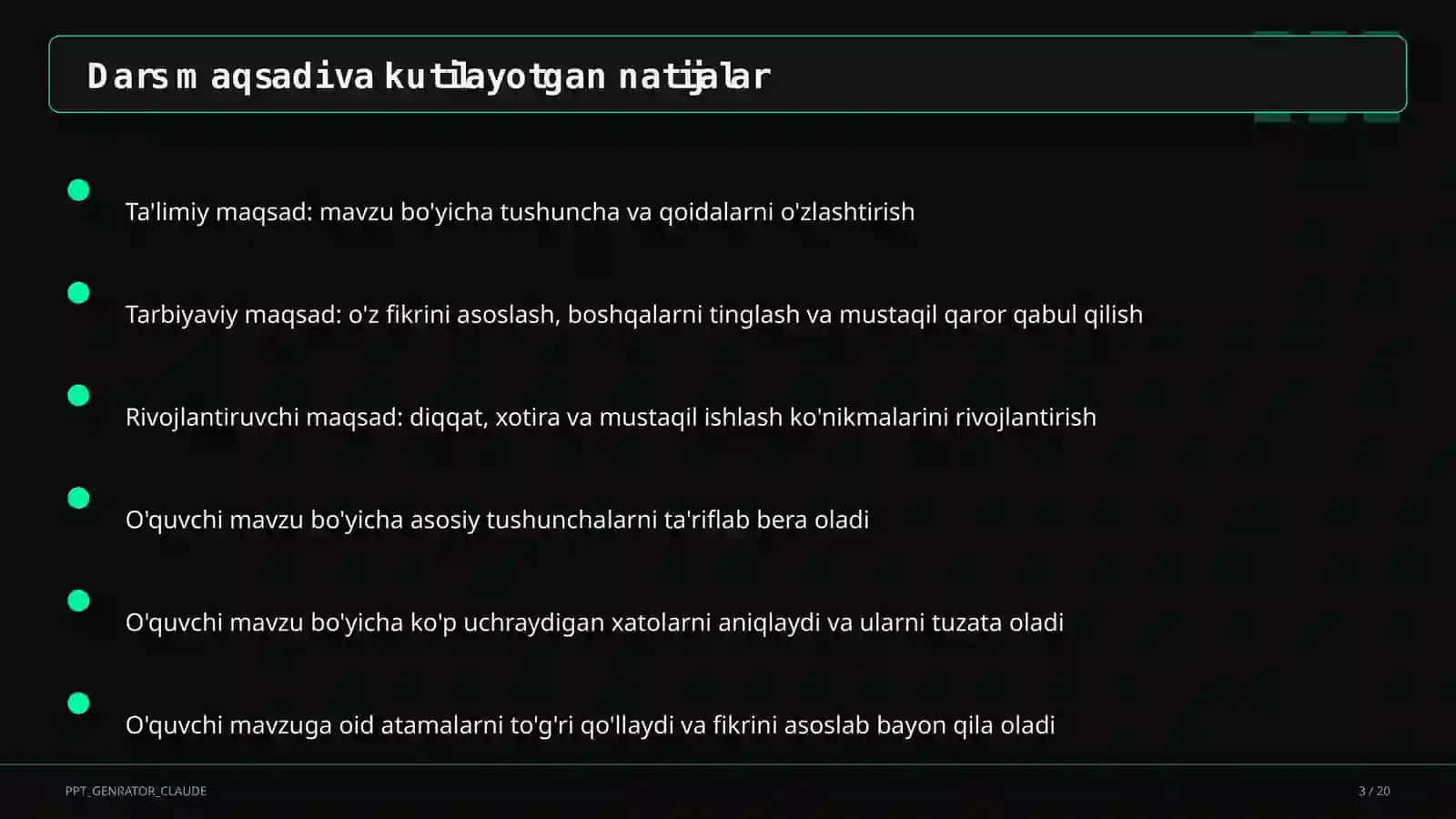 Taqdimotlar Comparative and superlative adjectives (6-sinf) 3