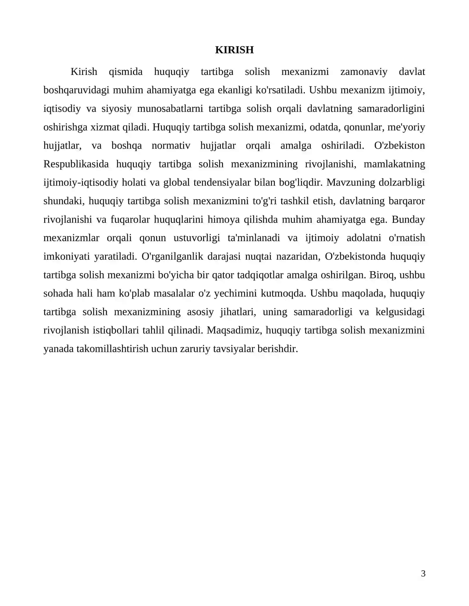 Huquqiy tartibga solish mexanizmining asosiy jihatlari 3