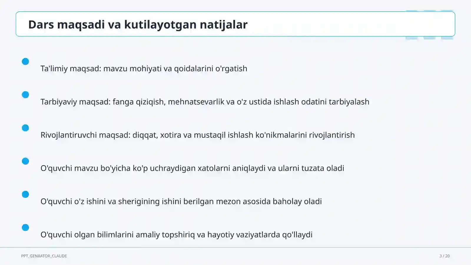 Oilaviy qadriyatlar va mas'uliyat (10-sinf) 3