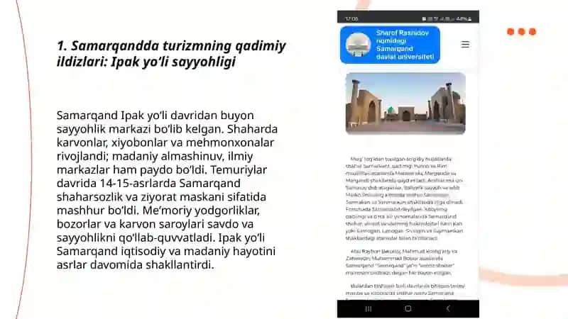 Samarqand turizm tarixi 3