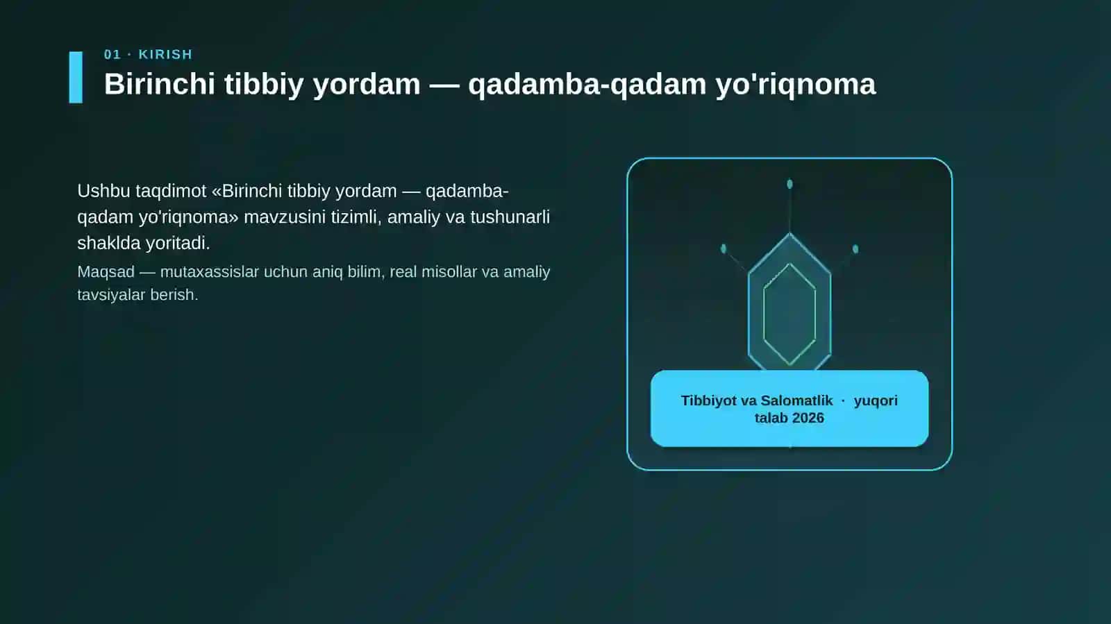 Birinchi tibbiy yordam — qadamba-qadam yo'riqnoma 3
