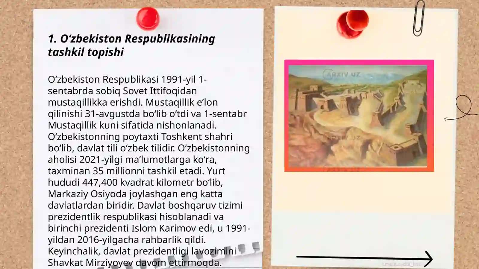 Oʻzbekiston Respublikasining tashkil topishi va uning tarixiy ahamiyati 3