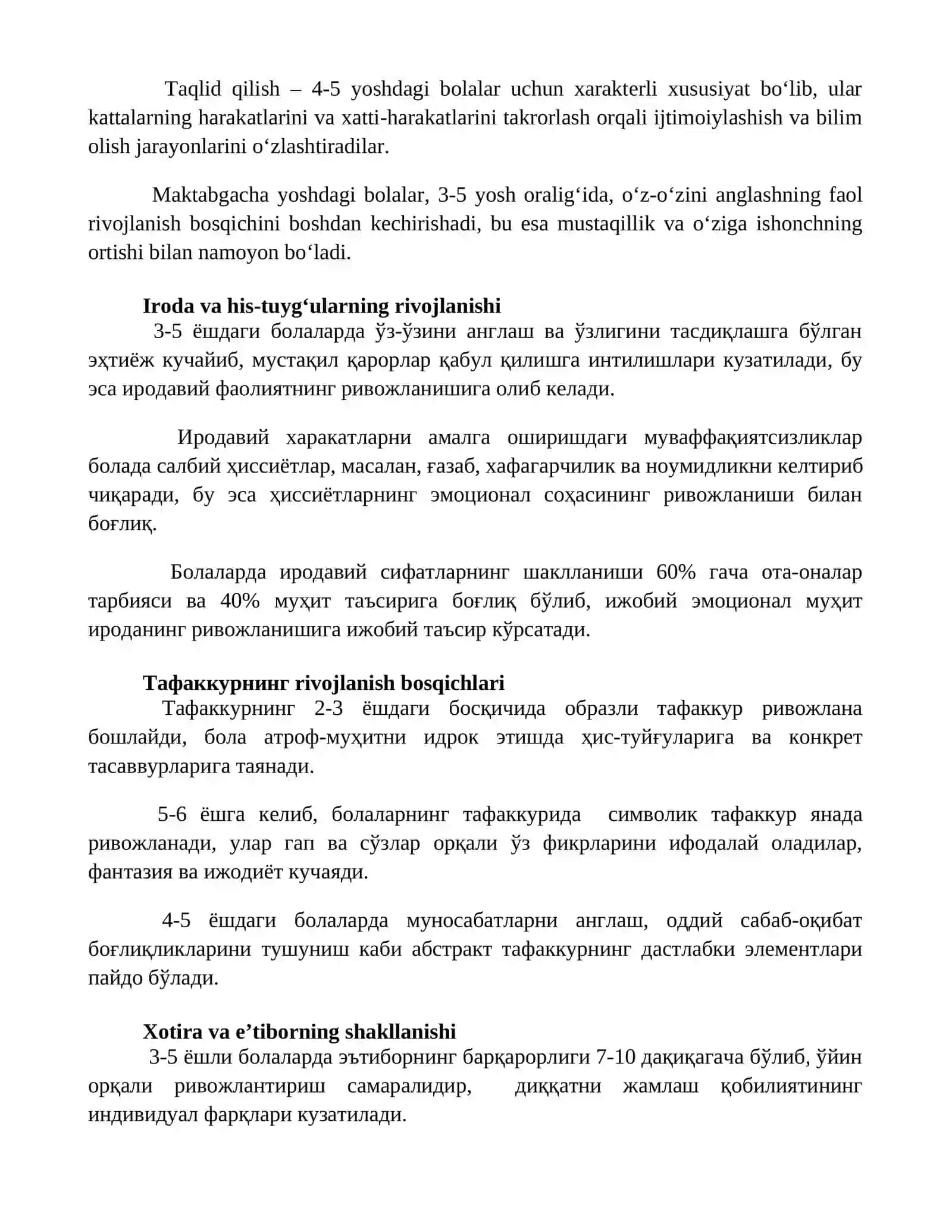 Maktabgacha taʼlim muassasalari tarbiyalanuvchilari yosh psixologik xususiyatlari 3