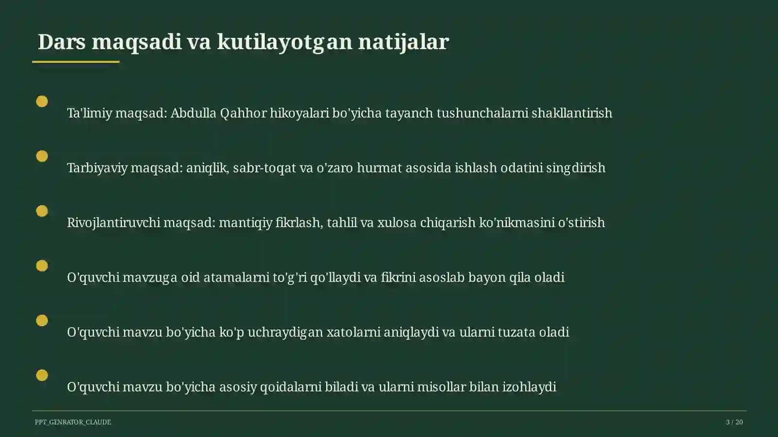 Abdulla Qahhor hikoyalari (8-sinf) 3