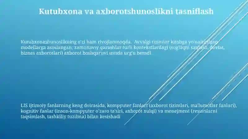 Ilmiy bilimlar tizimida kutubxonashunoslik maqomining umumiy tasnifi 3