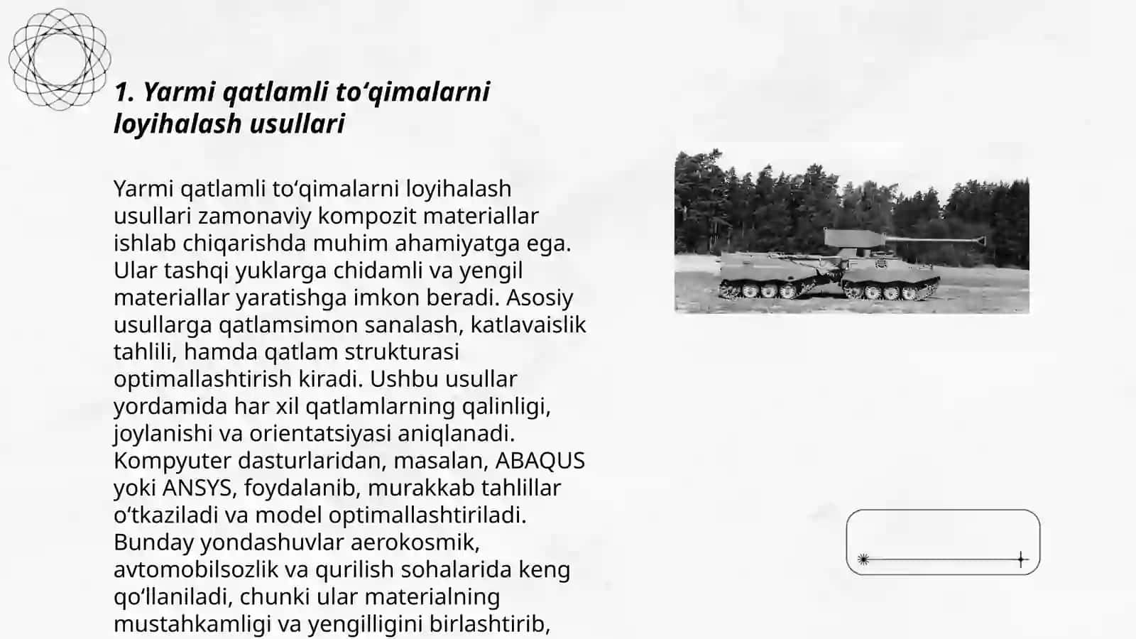 Yarmi qatlamli toʻqimalarni loyihalash usullari 3