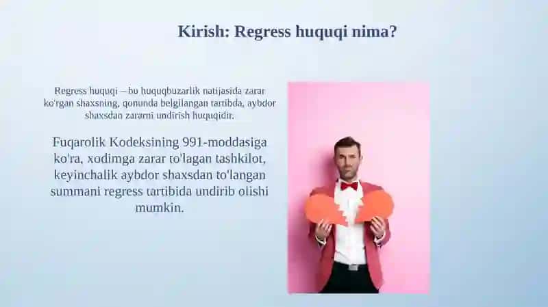 Regress huquqi 3