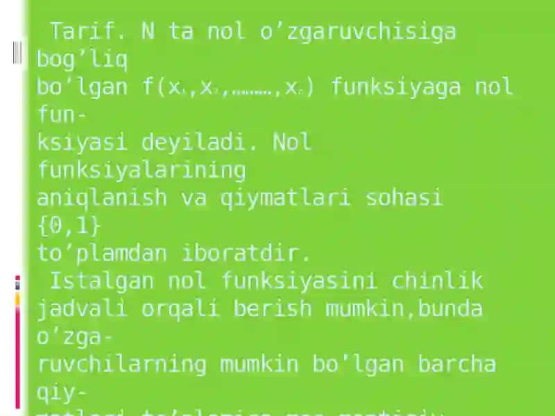 normal formulaga kelish haqida teorema 3