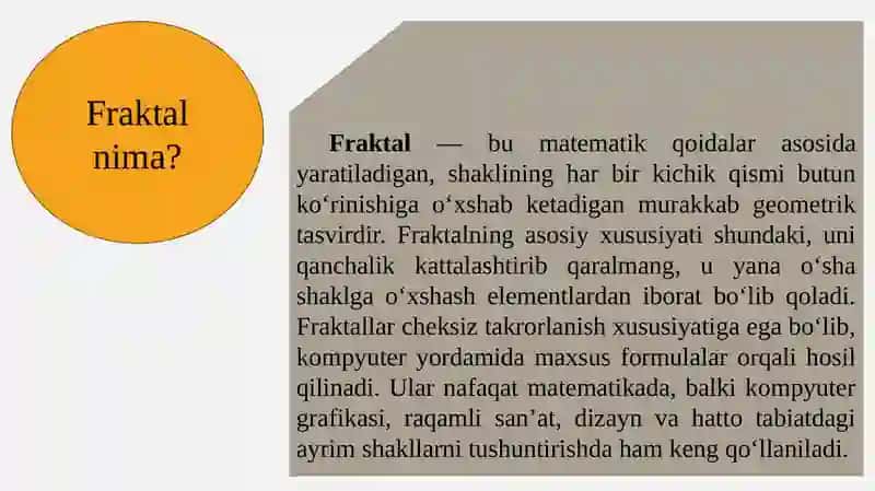 Online Fractal Generatorida grafika yaratish 3