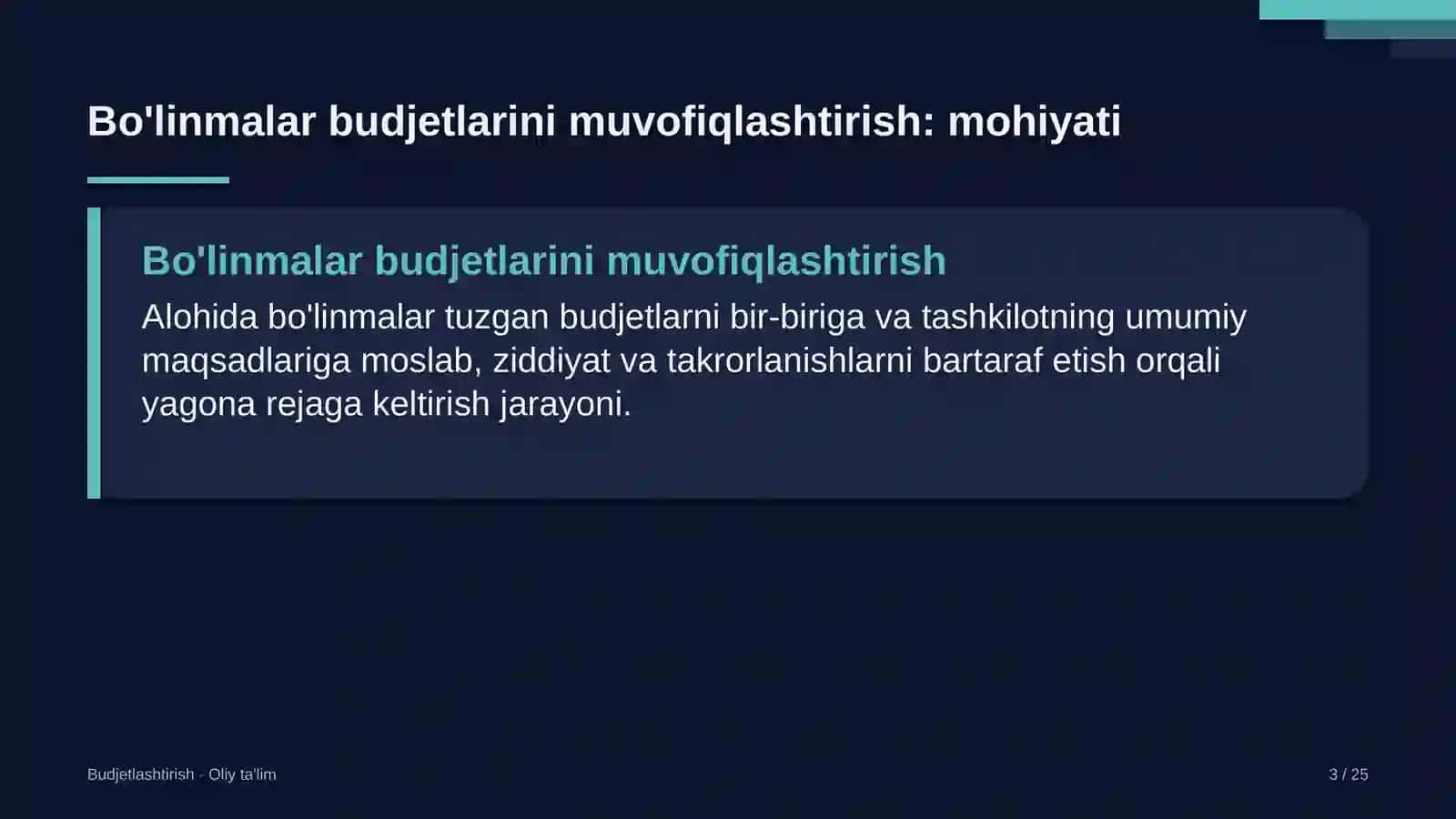 Sport maktablarida bo'linmalar budjetlarini muvofiqlashtirish 3