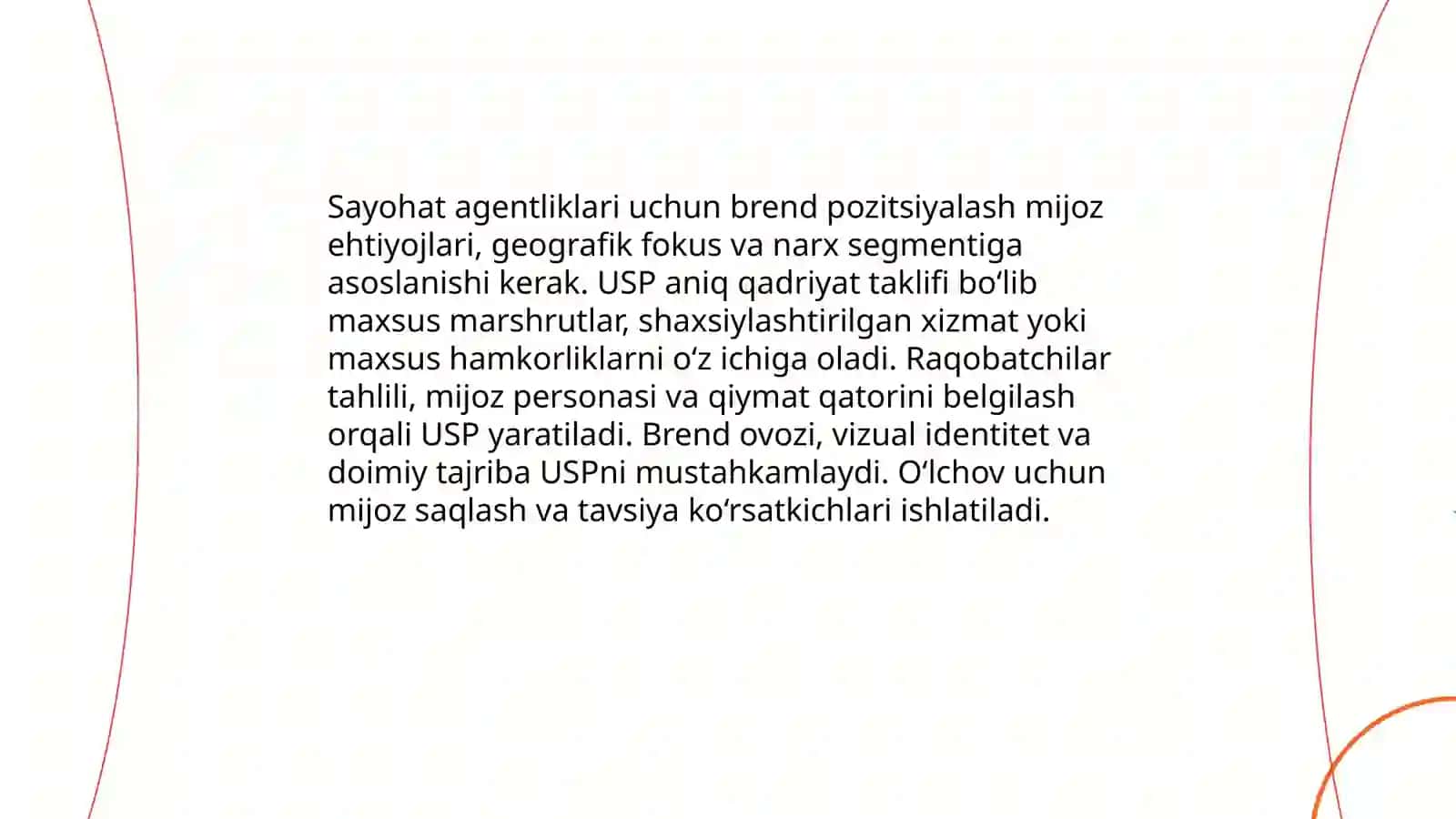Sayohat agendliklari uchun samarali marketing strategiyalari 3
