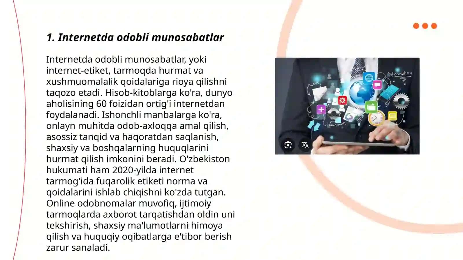 Internetda odobli munosabatlar 3