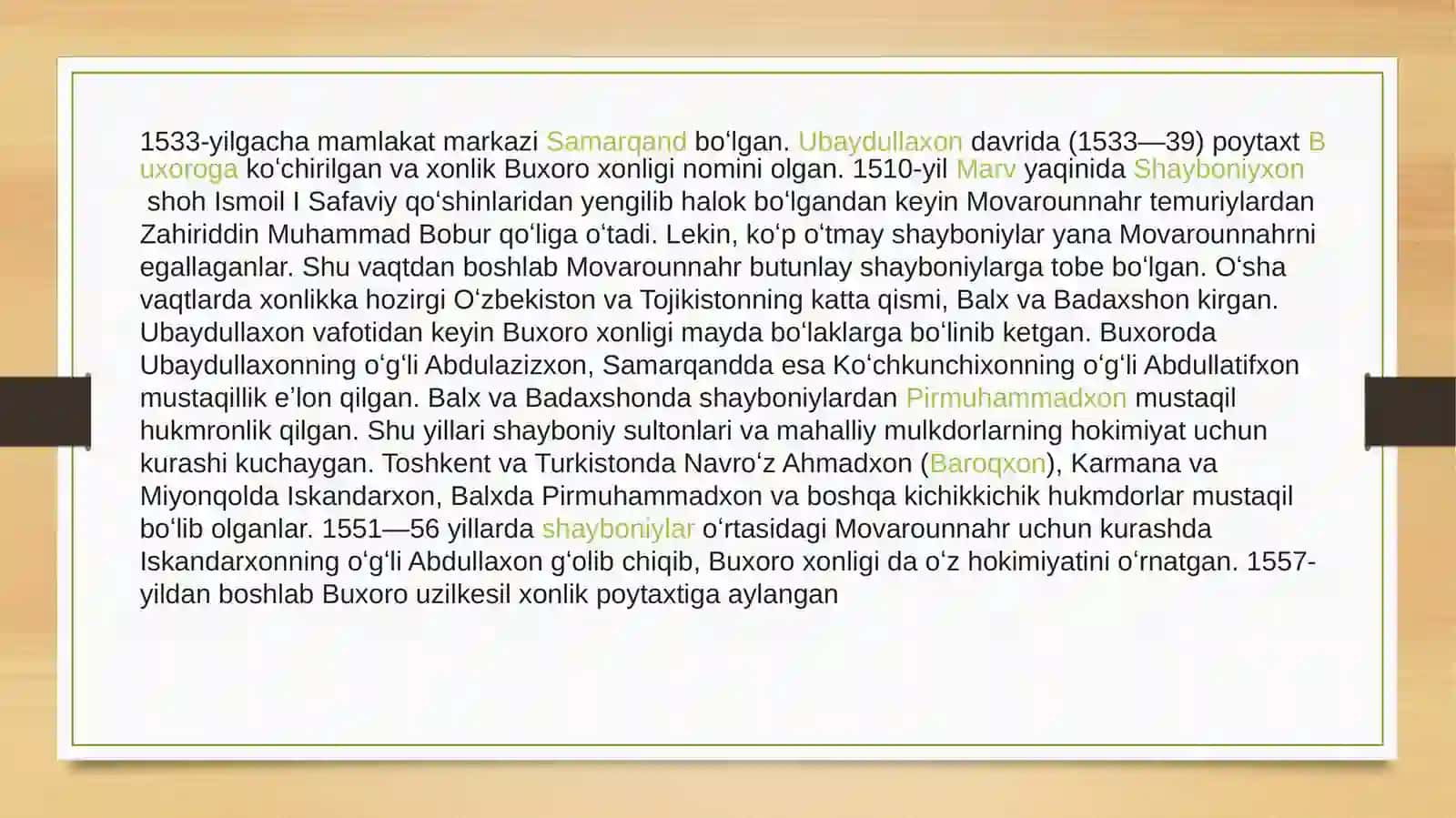 Buxoro xonligida tarixnavislik 3