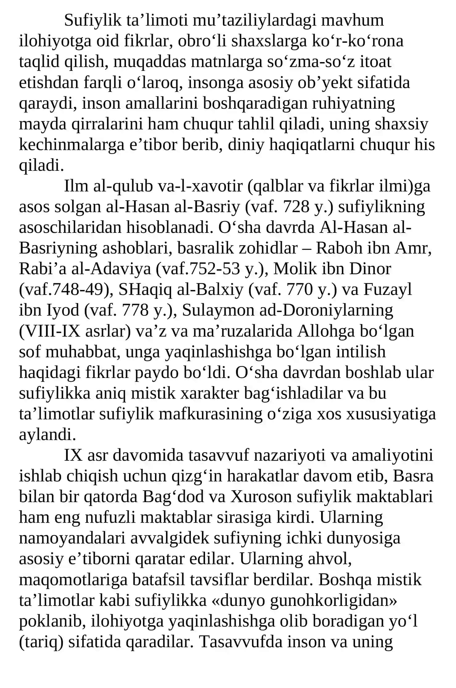 Tasavvuf ta’limotlarining Sharq madaniyatiga ta’siri 3