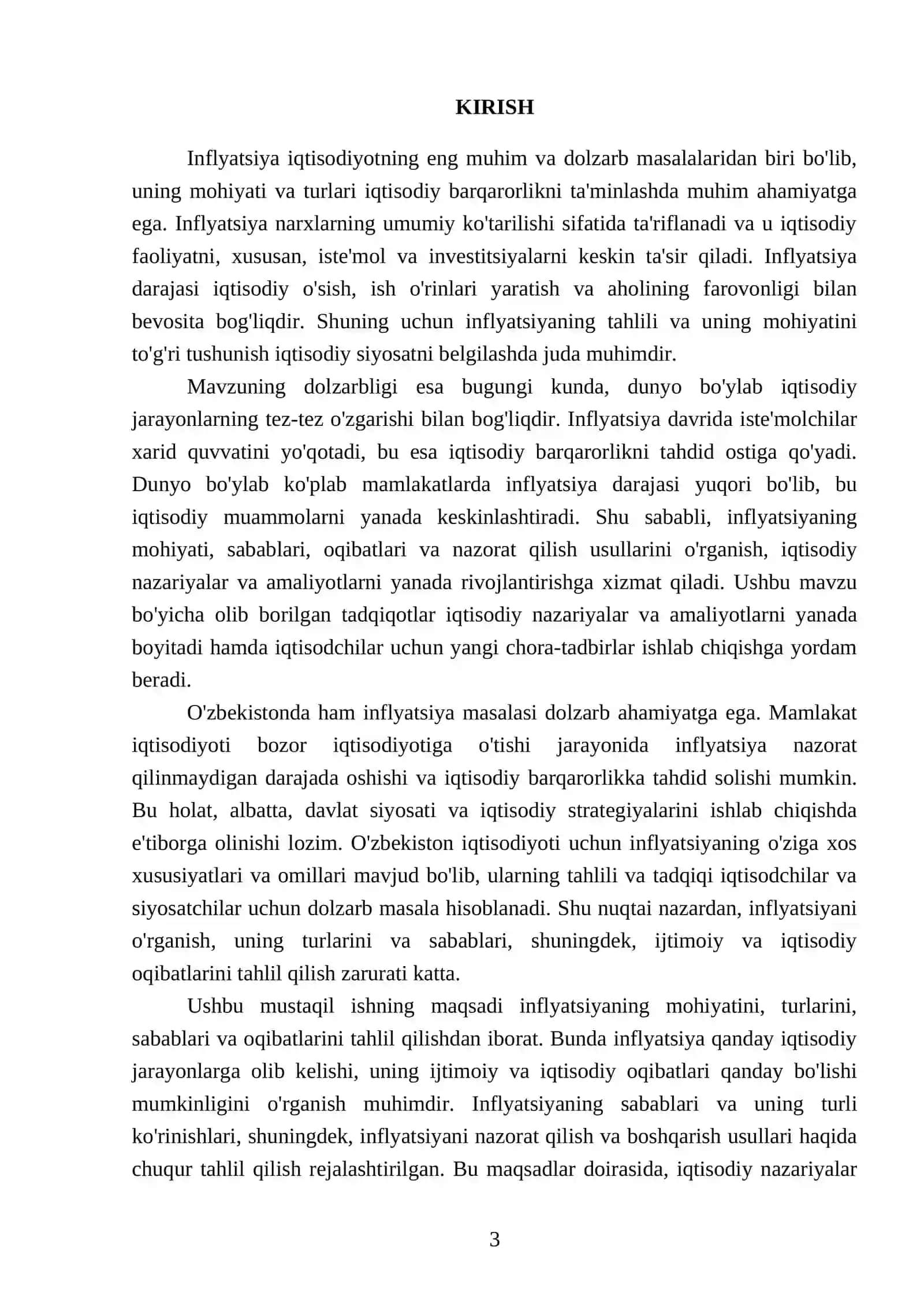 Inflyatsiya uning mohiyati va turlari 3