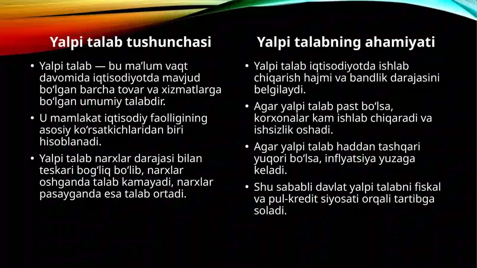 Yalpi talab va yalpi taklif 3