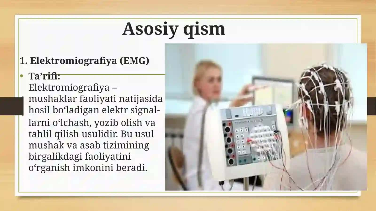 Elektromiografiya va Elektroensefalografiyaga kirish 3
