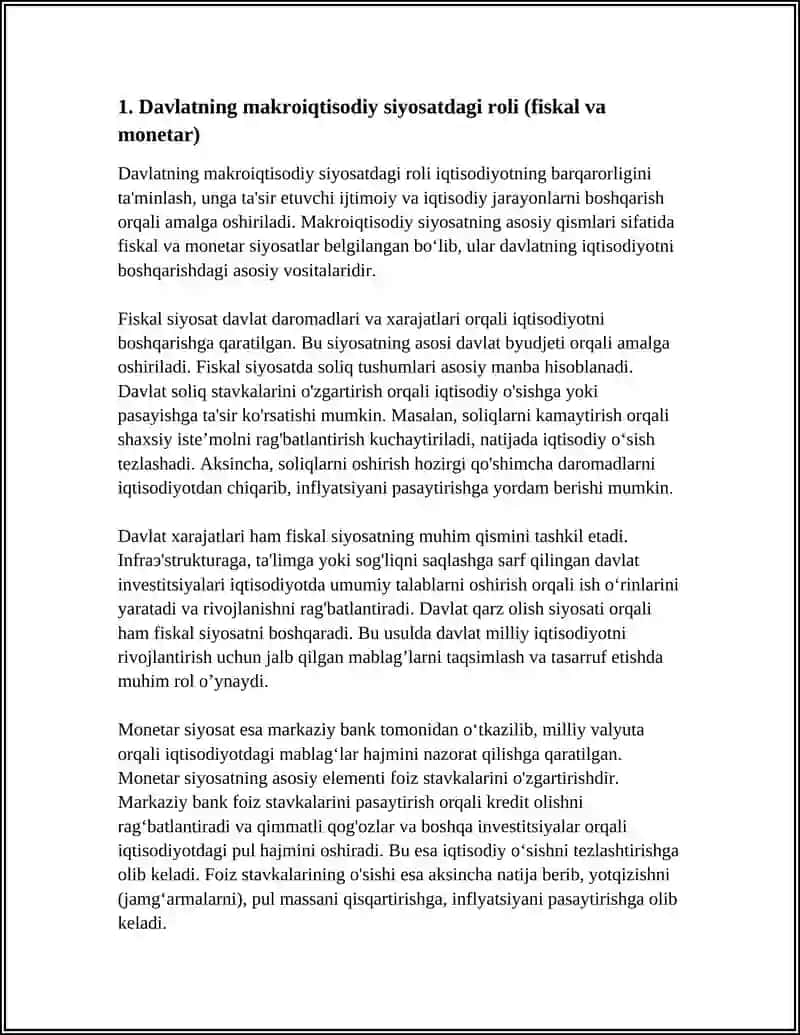 IQTISODIYOTNI BOSHQARISHDA DAVLATNING ROLI 3