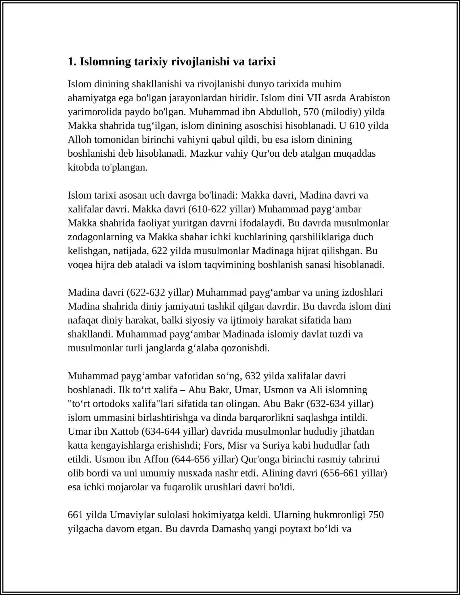 ISLOM DINING PAYDO BO'LISHIDAGI IJTIMOIY SIYOSIY HOLAT 3