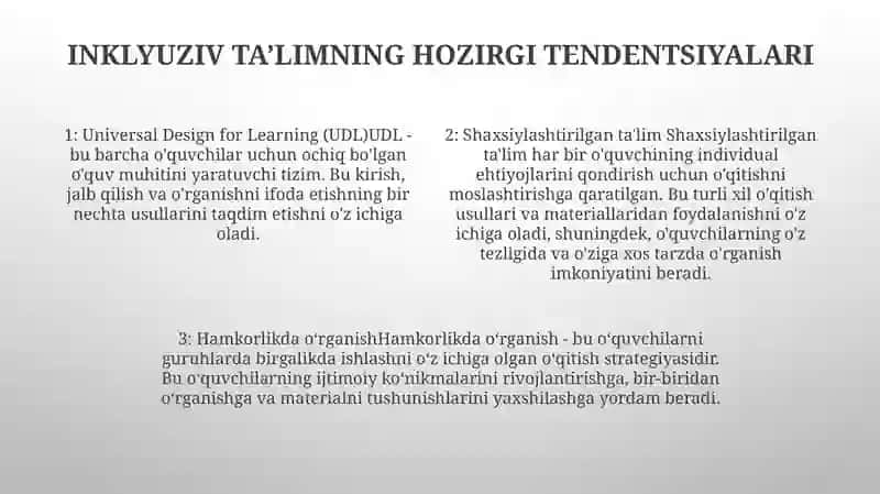 Chet Elda Alohida Yordamga Muhtoj Bolalarning Inklyuziv Ta'Limi 3