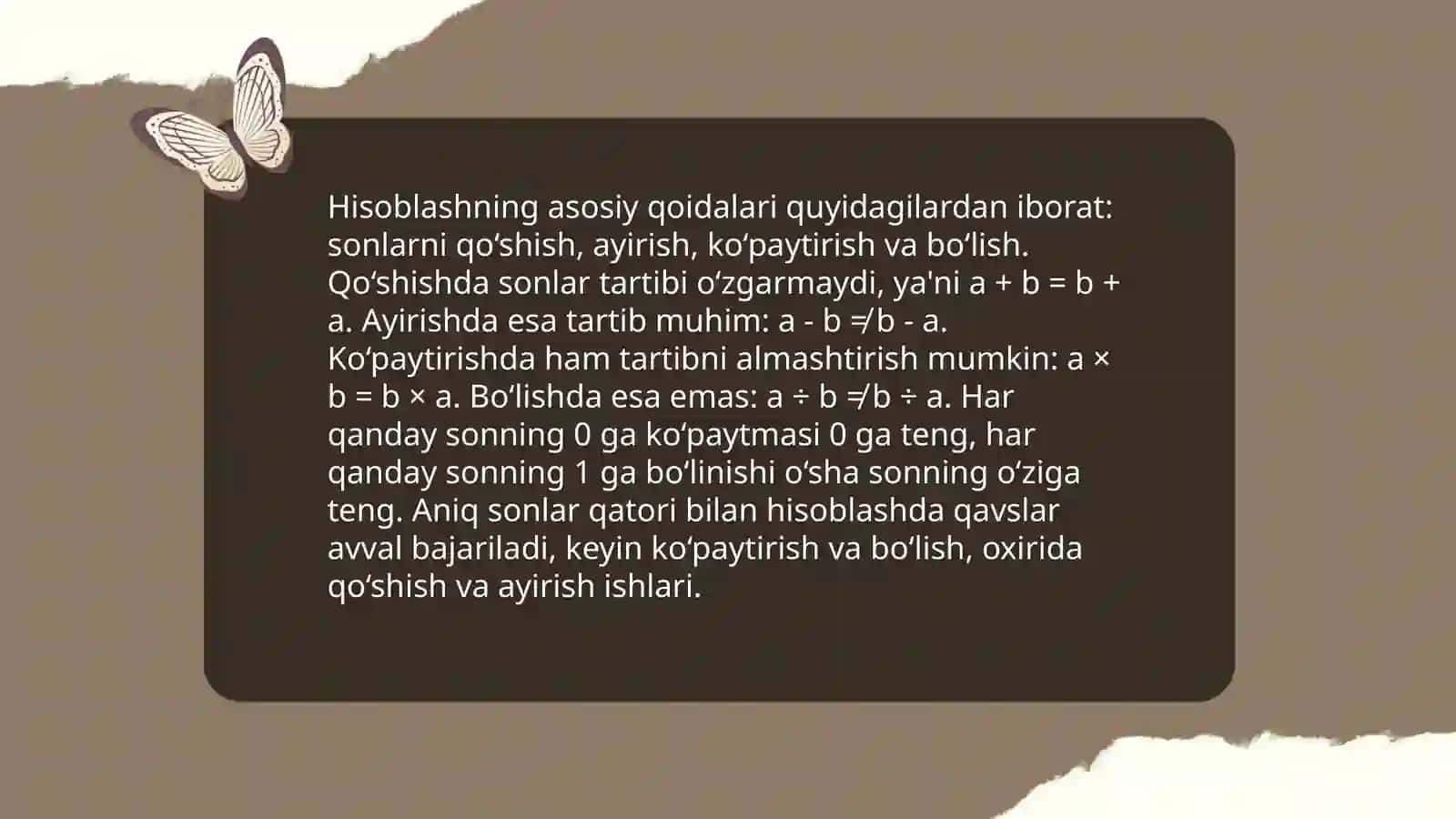 Hisoblashning Qulay usllari 3