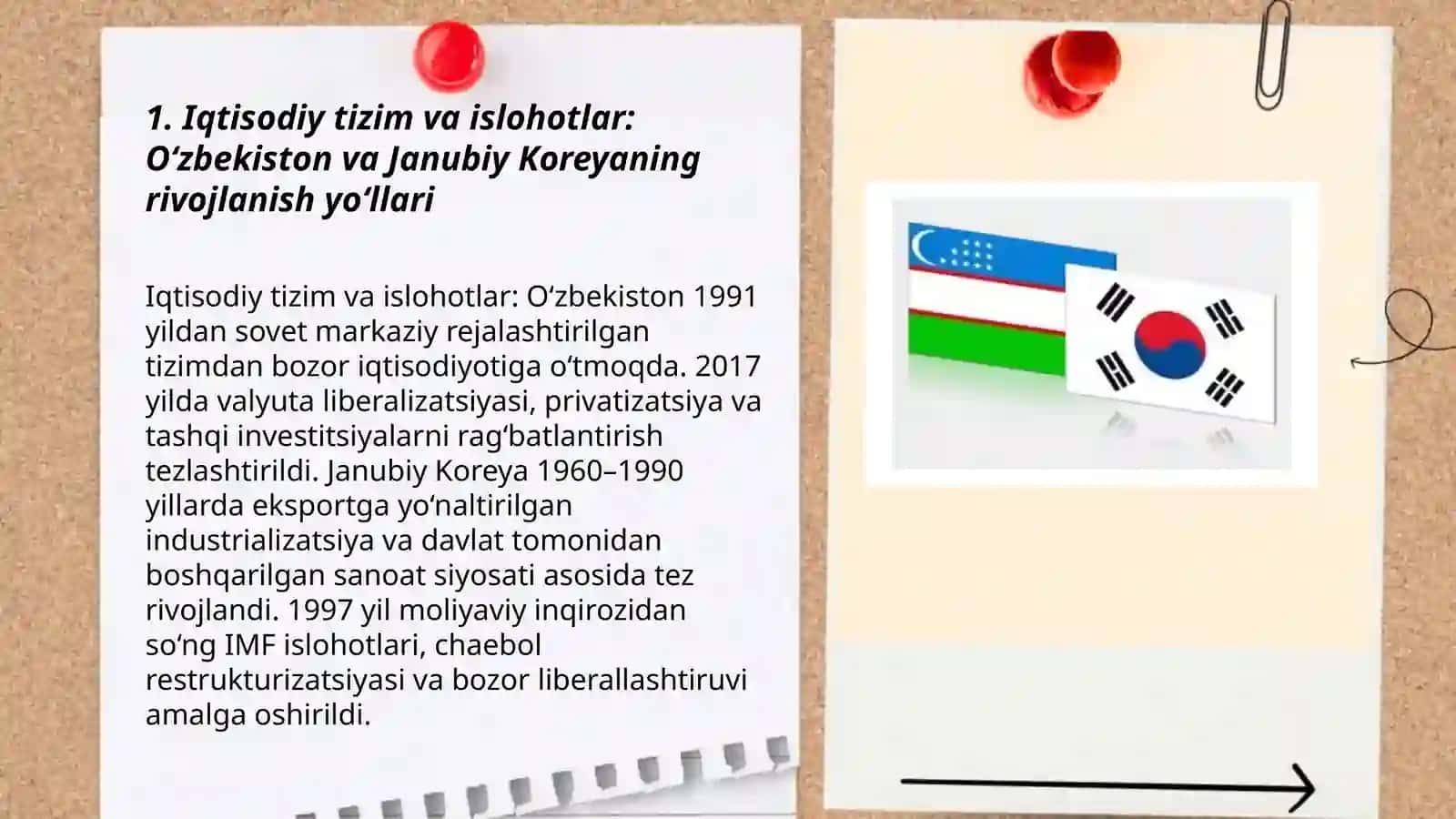 Iqtisodiy tizim va islohatlar: O‘zbekiston va Janubiy Koreyaning rivojlanish yo‘llari 3