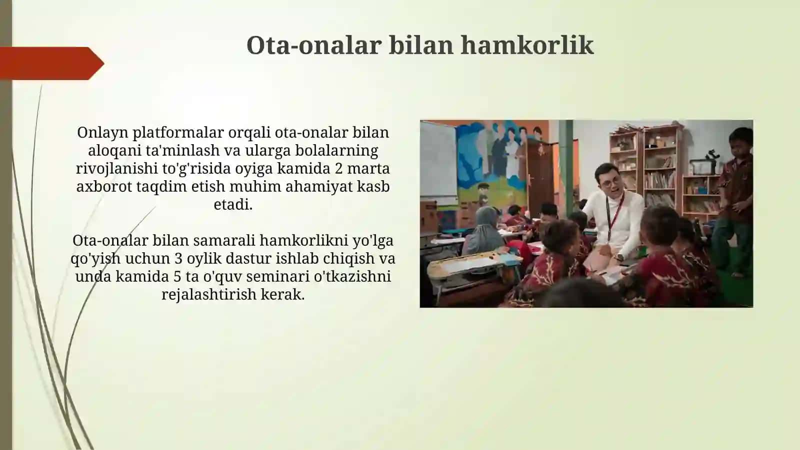 Xorij davlatlarini maktabgacha taʼlim tashkilotlarida rivojlantiruvchi markazlarni tashkil etish 3