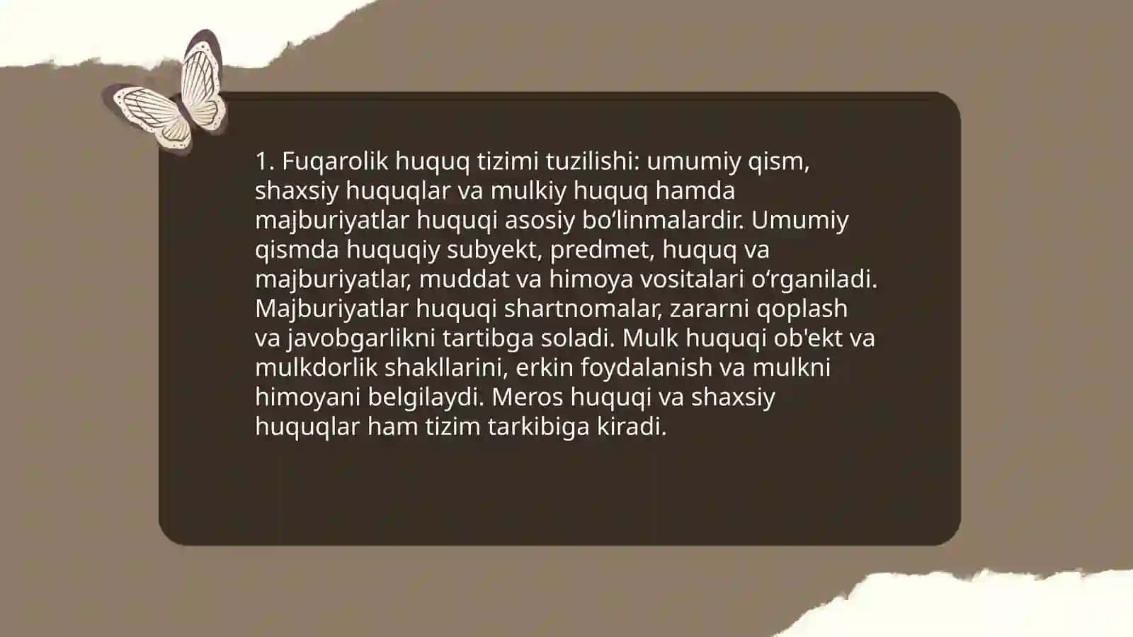 Fuqarolik huquq tizimi, tamoyillari, metodi 3