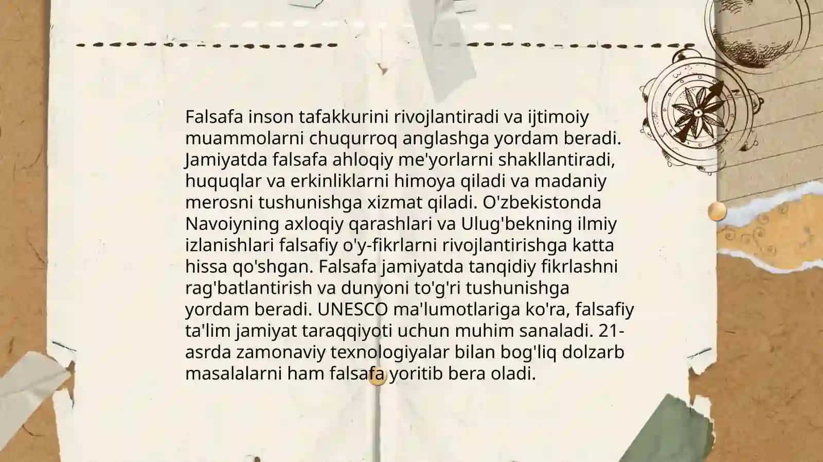 Falsafa turmush tarzi va dunyoni anglash usuli 3