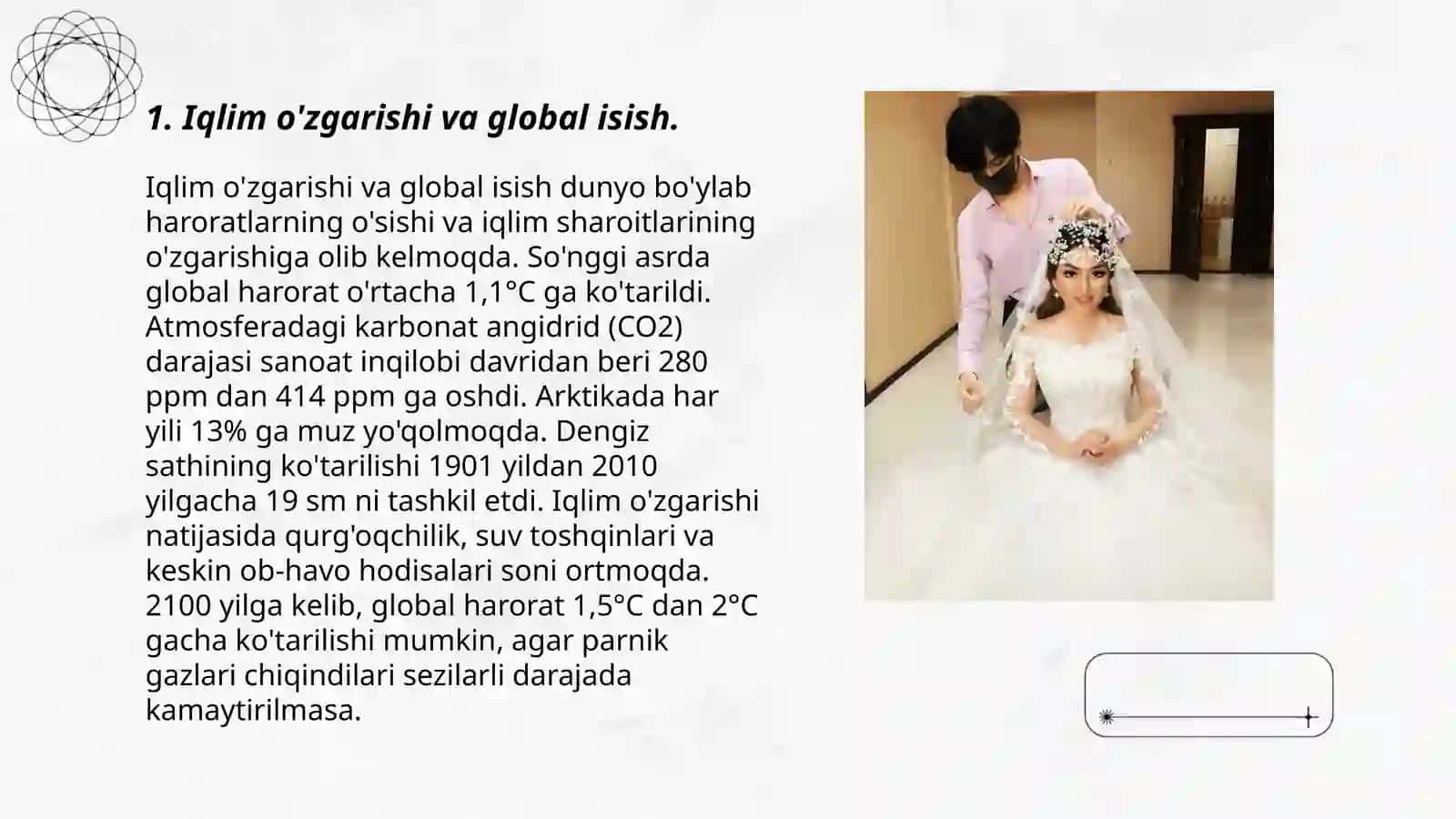 Iqlim o'zgarishi va global isish 3