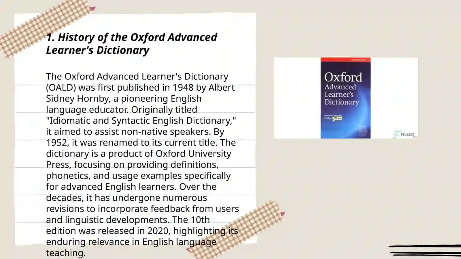 Oxford Advanced Learner's Dictionary 3