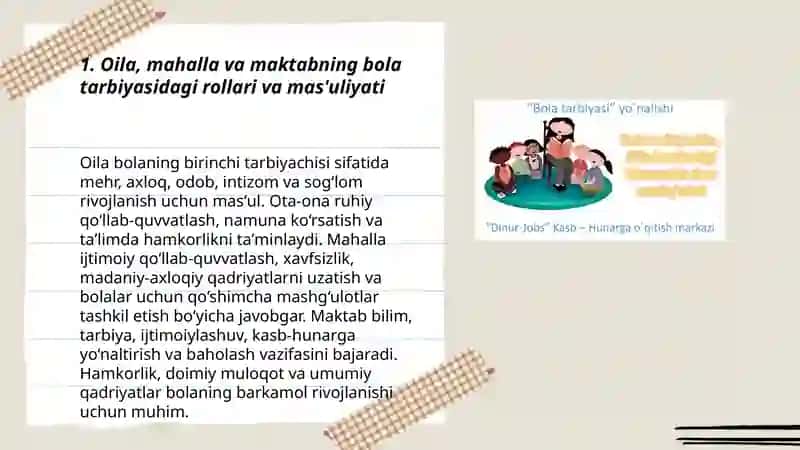 Bola tarbiyasida oila, mahalla va maktab hamkorligi 3