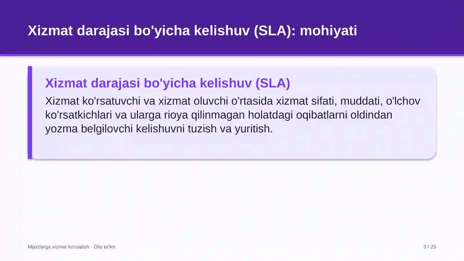 qora metallurgiyada xizmat darajasi bo'yicha kelishuv tuzish 4416 3