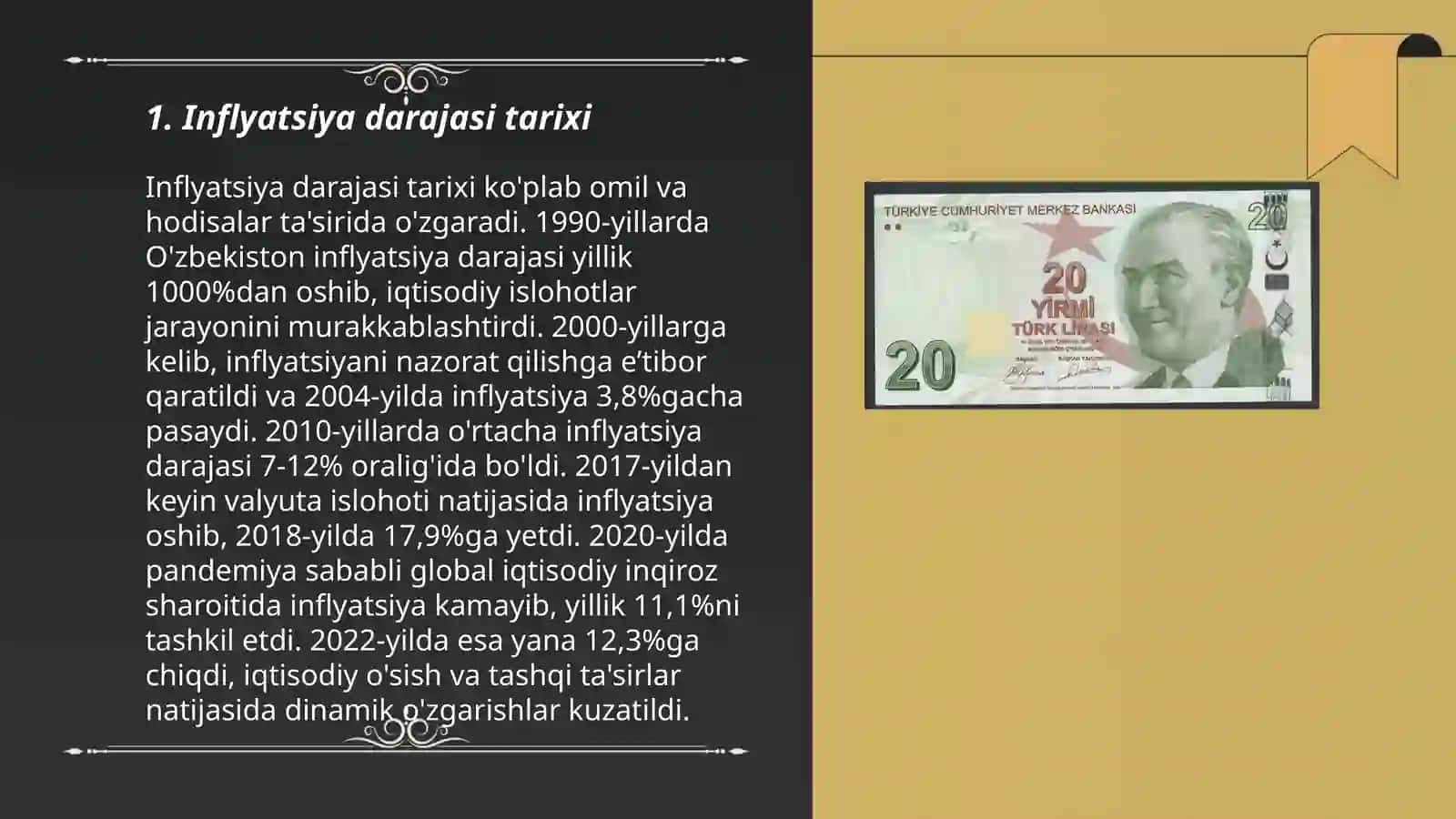 Malaziya davlatidagi inflyatsiya darajasi 3