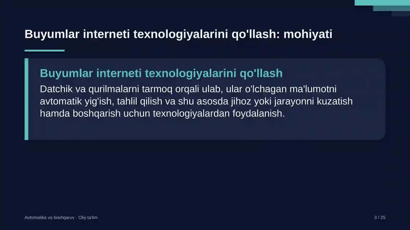 Chorvachilik xo'jaliklarida buyumlar interneti texnologiyalarini qo'llash 3