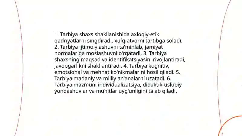 Xalq pedagogikasida tarbiya masalalari 3